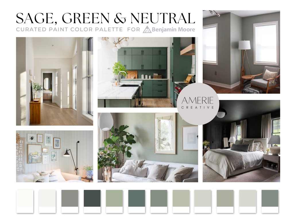 Gray Green Paint Color Benjamin Moore